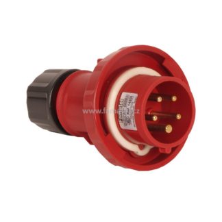 Red IP67 plug